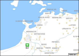 map of Miramar Urbanización